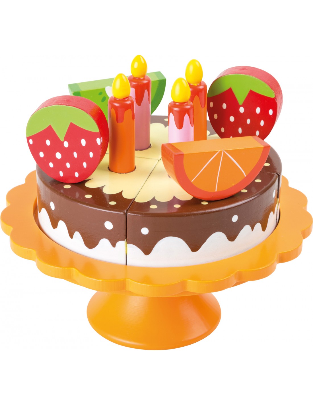 Gâteau d'anniversaire en bois - Tryco